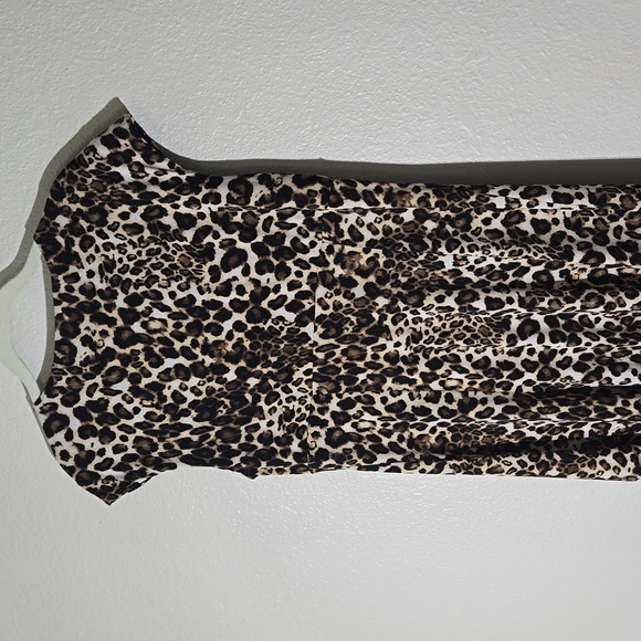 Glamours Leopard Print dress size 14 - Picture 4 of 5